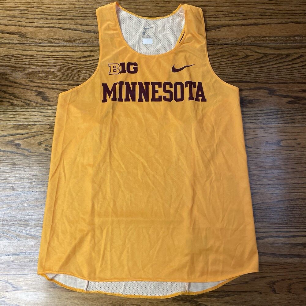 Men's Team Issued University of Minnesota Nike NCAA Track Field Singlet Small